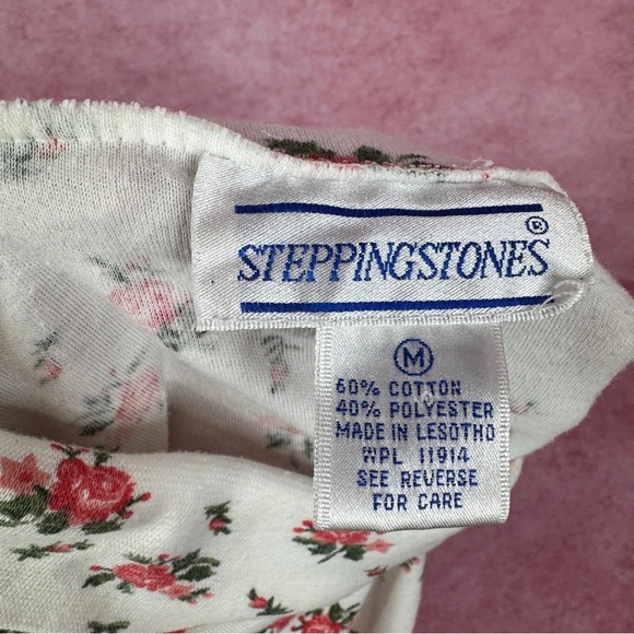 204. Bundle Women’s Floral Turtleneck Tops Long Sleeve Vintage Style M - Picture 12 of 13